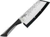 Kershaw Fixed Carbon Steel Blade Black Kitchen Luna Asian Utility Knife