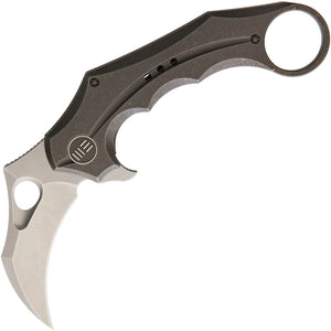 WE KNIFE 8" Bronze Karambit Hawkbill Flipper Folding Pocket Knife 708F
