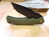 WE KNIFE Co THRAEX Green G10 Handle Folding Knife