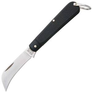 Bear & Son Knives Hawkbill Folder Stainless Folding Blade Black Knife