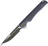 WE KNIFE CO Array Framelock Blue Titanium Handle 2-Tone Folding Blade Knife