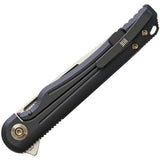 We Knife Co Array Framelock Black Titanium Handle CPM S35VN Folding Knife