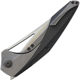 WE KNIFE CO Zeta Limited Edition Carbon Fiber Bohler M390 Folding Blade Knife Closed