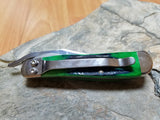 Case Cutlery Ducks Unlimited Russlock Green Folding Pocket Knife 7302