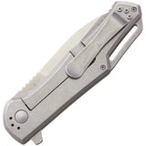 Ka-Bar Jarosz Framelock AUS-8A Spear Pt Tan G10 Folding Pocket Knife Closed