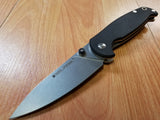 Real Steel H6 Elegance 8.5" Black Folding Knife with G10 Handle - 7613