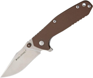 Real Steel H5 Gerfalcon Desert Brown G10 Handle Stainless Folding Knife