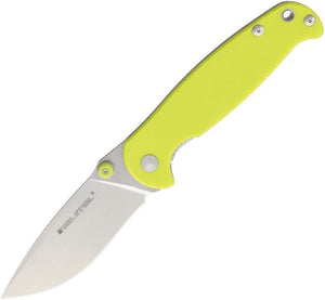 Real Steel H6-S1 Framelock Green G10 Handle 14C28N Stainless Folding Knife