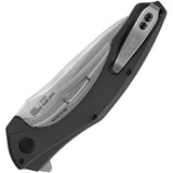 Kershaw Bareknuckle Sub-Frame Lock Gray Aluminum Folding Pocket Knife 7777