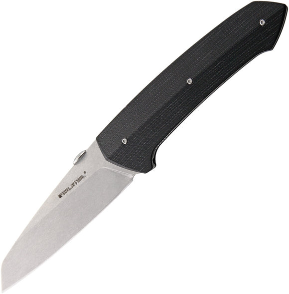 Real Steel H9 Takin Linerlock Black G10 Stainless Folding Knife 7791