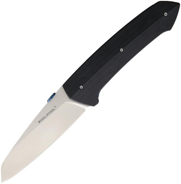 Real Steel H9 Gentlemans Edition Linerlock Black G10 Handle Folding Knife 
