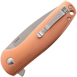 Kizer Cutlery Gemini Linerlock Copper Folding Knife 3471e1
