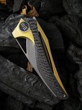 We Knife Co Ltd Eterna Gold Framelock Folding Knife 918c
