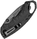 Kershaw Shuffle II 2 Folding Black Tanto Knife - 8750TBLKBW