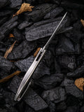 We Knife Co Ltd Synergy 2 Framelock Carbon Fiber/Titanium Folding Knife 912CFDS2