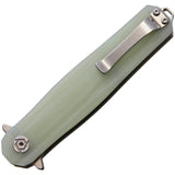 CH KNIVES Linerlock Jade G10 Folding D2 Pocket Knife Flipper 3505cr