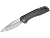 Civivi Baklash Linerlock Black Folding 9Cr18MoV Steel Pocket Knife 801E