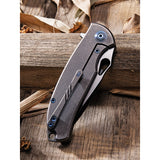 WE KNIFE CO Rectifier Green G10/Titanium & Stainless Black Folding Knife 803A