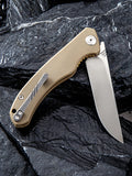 Civivi Courser Linerlock Tan G10 Folding Knife