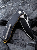 Civivi Aquila Linerlock Black G10 Folding Knife 2-Tone VG10