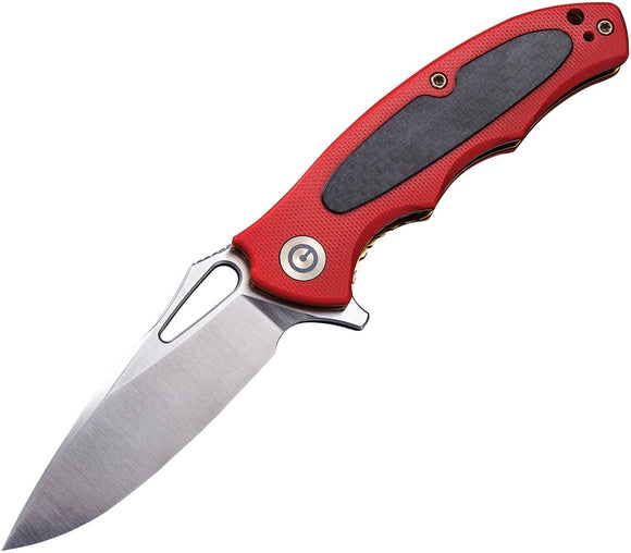 Civivi Shard Linerlock Red G10 Folding Knife 806d