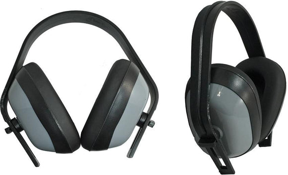 ABKT Tac Grey Ear Muffs 25 Db w/ Adjustable Headband - 080g