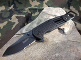 Kershaw Funxion EMT Linerlock A/O Black Belt Cutter Folding Knife 8100