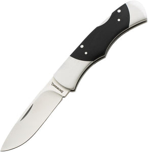 Browning Pursuit Lockback Black G10 Stainless Folding Drop Point Blade Knife