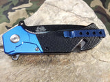 Mtech Police PD Assisted Rescue Folding Pocket Knife - A836PD