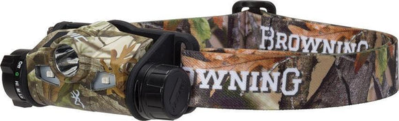 Browning Epic 1AA USB Rechargeable Water Resistant Camo Nylon LED Headlamp