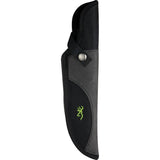 Browning 12" Zombie Apocalypse Neon Green Handle Fixed Blade Knife Sheath