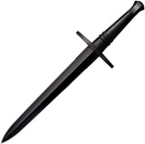 Cold Steel MAA Hand and a Half Carbon Steel Fixed Blade Black Dagger
