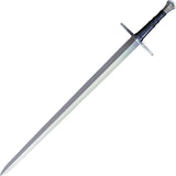 Cold Steel Hand & a Half Fixed Carbon Steel Blade Black Leather Handle Sword
