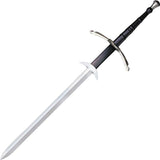Cold Steel Fixed Carbon Steel Blade Black Leather Handle Great Sword