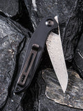 Civivi Mckenna Linerlock Black G10 Folding Damascus Steel Pocket Knife 905DS