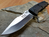 Mtech Rescue Spring Assisted Black Folding Pocket Knife - a909bs