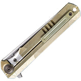 We Knife Co Ltd Syncro Gold Titanium Folding CPM S35VN Pocket Knife 909B