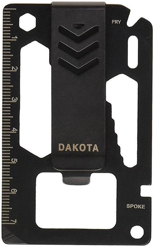 Dakota Money Clip Multi Tool Ruler Bottle opener Screwdriver tip Pry Bar