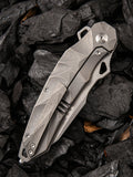 We Knife Co Ltd Hecate Gray 6AL4V Titanium Folding CPM 20CV Pocket Knife 922A