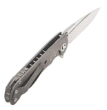 Real Steel Harrier Framelock Titanium CTS-204P Flipper Folding Knife