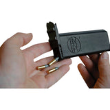 Marbles Knives Catch 22 Black Plastic Case Holds 50 .22LR Cartridges Open