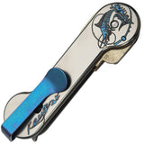 KeyBar Blue Marlin Sword Fish Titanium Car & House Key Holder Made in USA 233
