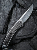 Civivi Asticus Linerlock Carbon Fiber Folding Knife 2002ds1
