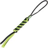 WE KNIFE Co Black & Green Paracord Knife Lanyard w/ Anodized Titanium Bead