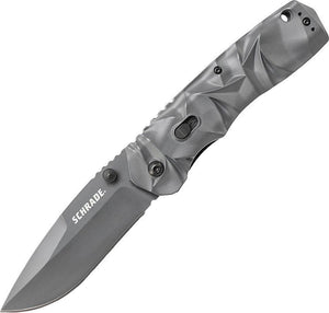 SCHRADE Dual Action Titanium MAGIC Assist Open Drop Pt Folding Blade Knife