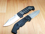 Smith & Wesson LOT of 2 Framelock Black Aluminum SS Folding Pocket Knife