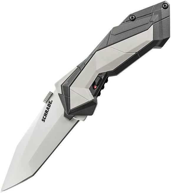 SCHRADE Assist Open Tanto Linerlock Gray 4034 SS Folding Pocket Knife