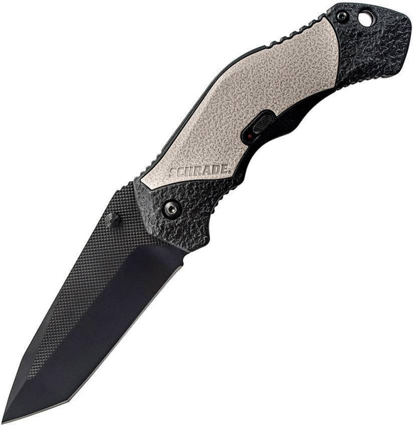 SCHRADE Assist Open Tanto Gray 4034 SS Aluminum Folding Blade Pocket Knife A4BGTCP