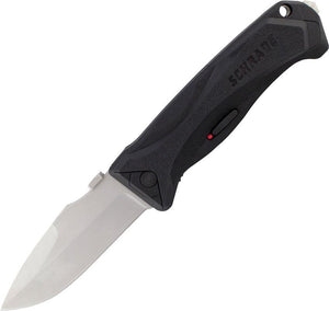 SCHRADE MAGIC Linerlock Black Aluminum Handle Linerlock A/O Folding Blade Knife
