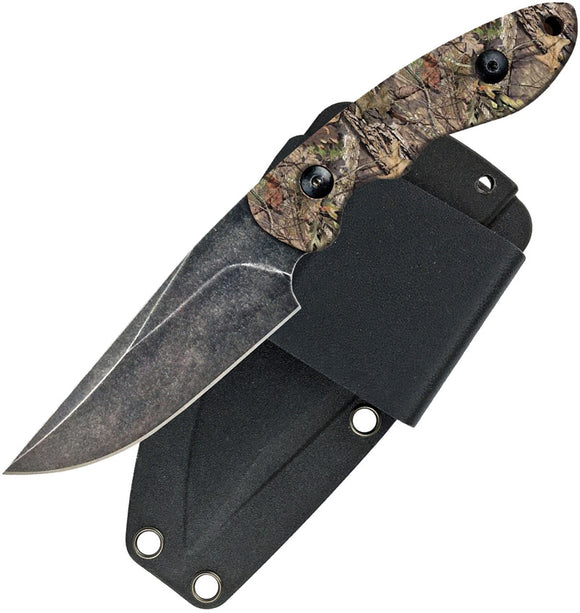 ABKT Tac Predator Mossy Oak G10 D2 Steel Fixed Blade Knife 004M